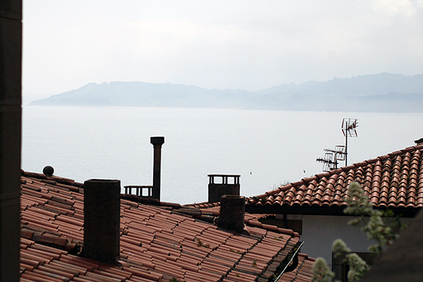 Vista del mar desde Lastres en Asturias