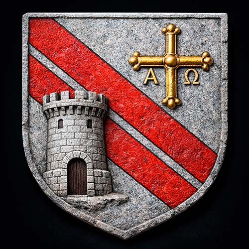 Escudo de uno de los linajes del apellido asturiano Corripio
