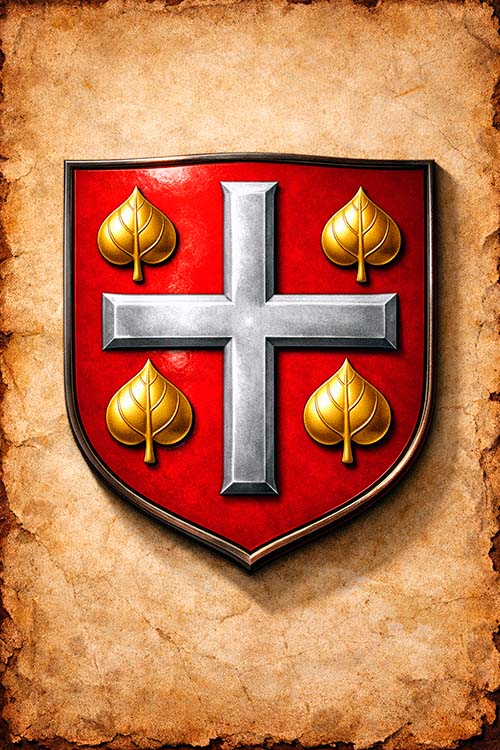 Versión del escudo del apellido asturiano Menéndez