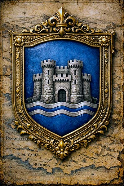 Versión del escudo del apellido asturiano Vigón