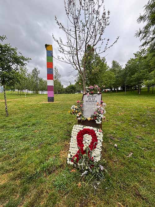 Parque de los Pericones en Gijón, el bosque de la memoria en recuerdo de las víctimas del Sida
