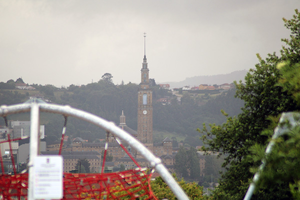 Vista de Gijón desde el parque de Los Pericones