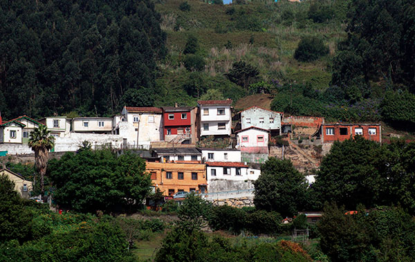 Barrio del Muselín en Gijón