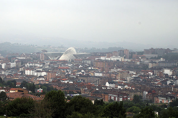 Vista de Oviedo desde el monte Naranco