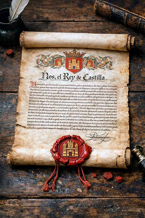 Pergamino del Rey de Castilla