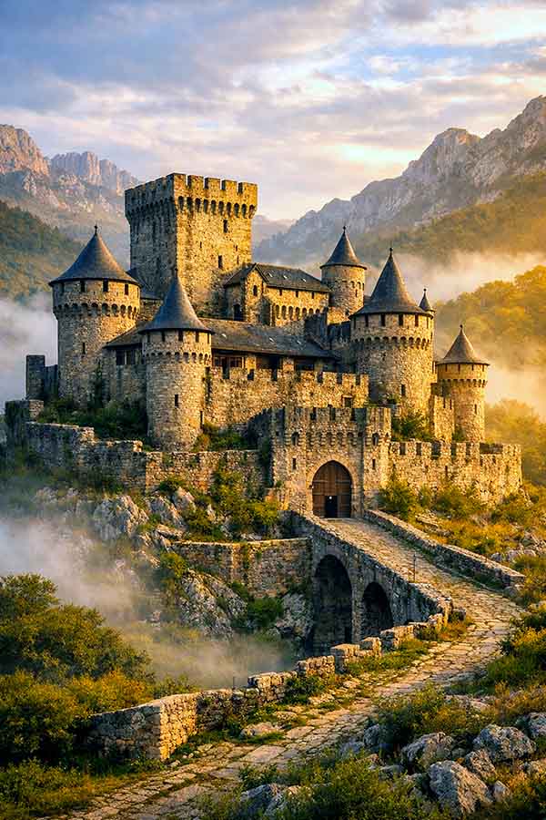 Castillo del Conde de Coalla en Asturias