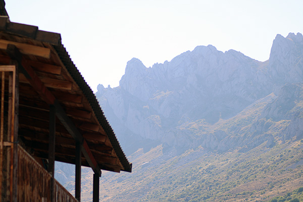 Vista de la cordillera Cantábrica en Asturias