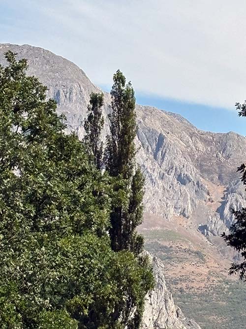 Vista de la cordillera Cantábrica en Asturias