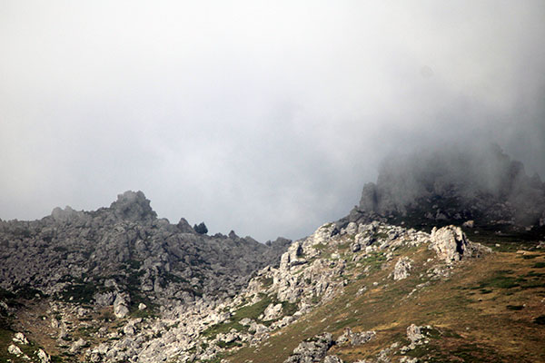 Niebla en la montaña asturiana