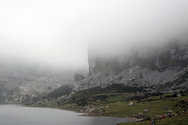 Lago La Ercina en Covadonga en Asturias