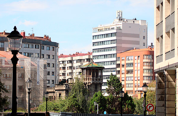 Palacete de Ladislao Menéndez en la plaza de Europa de Gijón