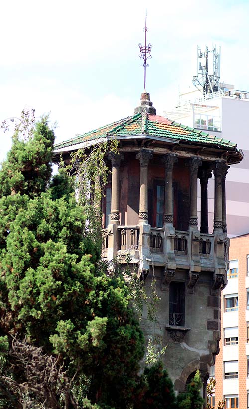 Palacete de Ladislao Menéndez en la plaza de Europa de Gijón