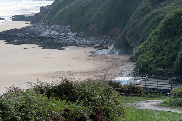 Playa de Peñamaría en Carreño en Asturias