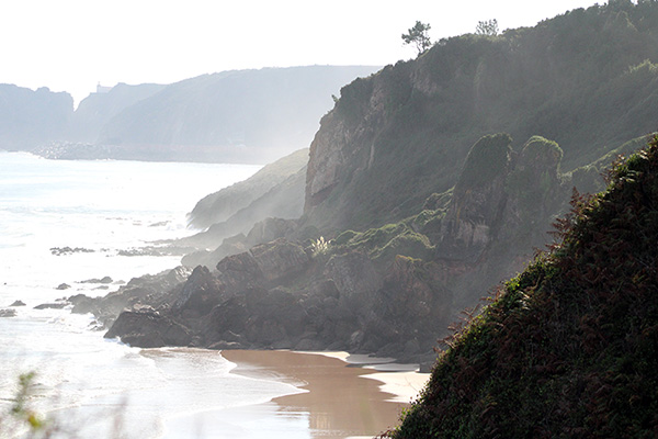 Senda entre Xivares y Perlora en Asturias