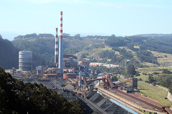 Central térmica de Aboño en Asturias