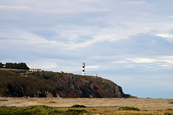 Faro de Ortiguera o de San Agustín en el municipio asturiano de Coaña