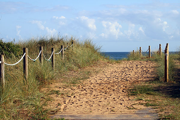 Playa de Rodiles en Villaviciosa de Asturias