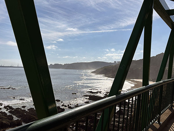 Playa del Tranqueru en Perlora en Asturias