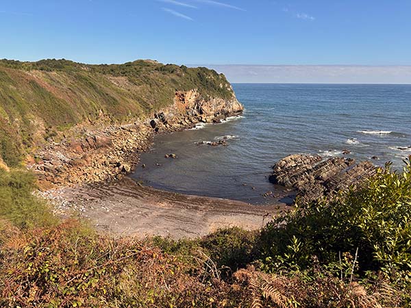 Playa de Morís en Perlora en Asturias