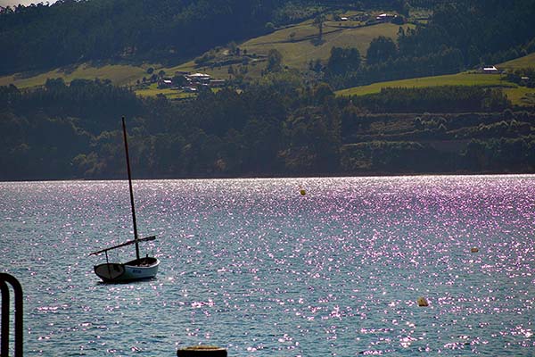 Ría del Eo en la frontera entre Asturias y Galicia